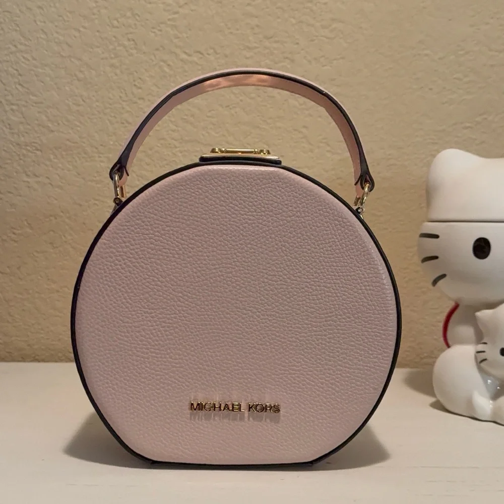 Michael Kors Pink Round Hand Bag